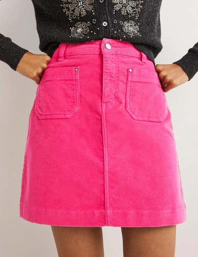 Boden corduroy mini skirt - -,